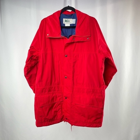 REI Gore-Tex Outdoor Rain Jacket in Red Size Extra Large - Picture 1 of 8